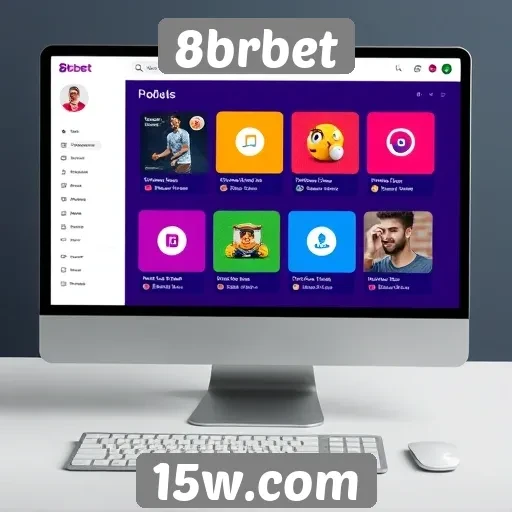 Interface do usuário no 8brbet é intuitiva